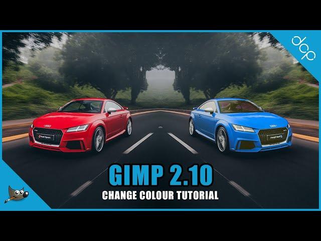 Change colour using GIMP 2.10 - [ GIMP Change Colour of Selected Area ]