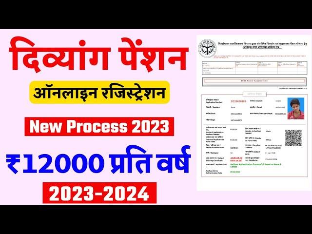 divyang pension online apply up | viklang pension online apply up | handicap pension | lucky verma