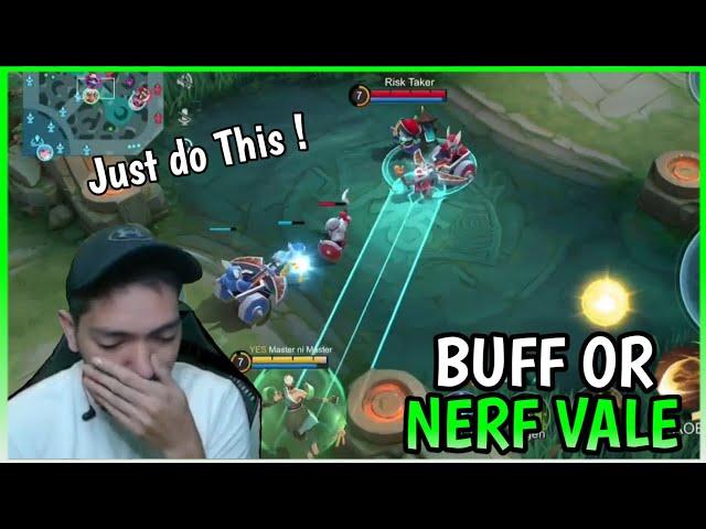 The Real Adjustments on Vale | Vale Gameplay | MLBB