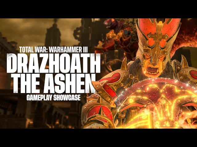 Total War: WARHAMMER III - Drazhoath the Ashen Gameplay Showcase