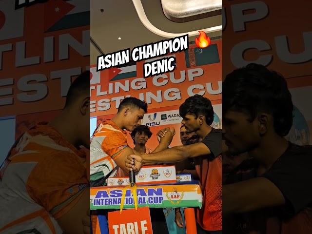 Denic  | Asian Champion   | #worldarmwrestling #asianarmwrestling #denic #armwrestler #indianarmwr