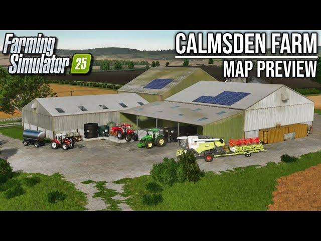 Calmsden Farm by Oxygendavid (Map Preview) | Farming Simulator 25