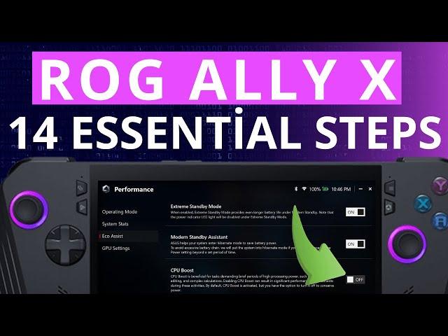 14 ESSENTIAL steps to OPTIMISE your ROG Ally & Ally X