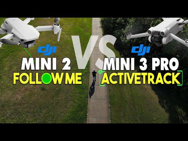 DJI Mini 2 Follow Me (Litchi) VS Mini 3 Pro Active Track | DansTube.TV