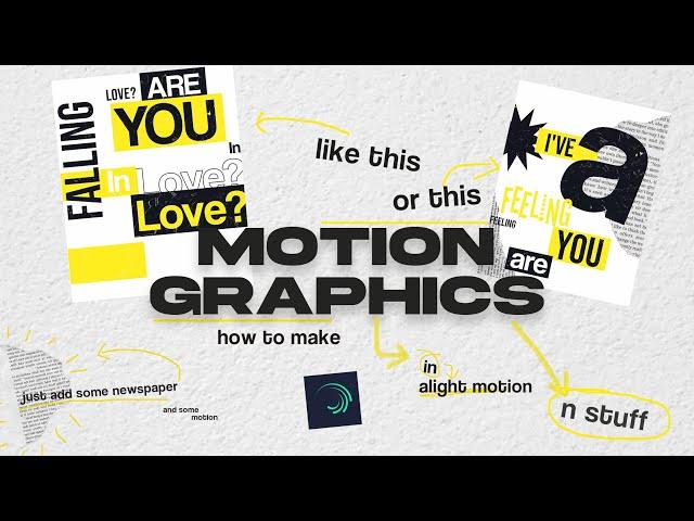 Motion Graphics Tutorial in Alight Motion like y6richo | Tutorial #15