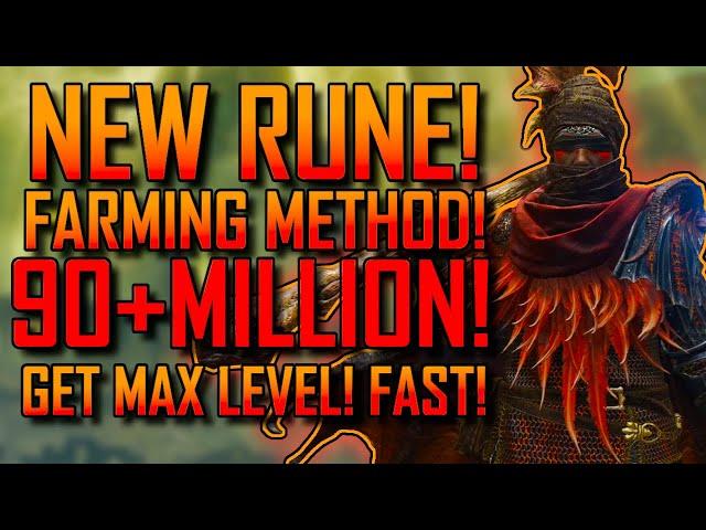 Elden Ring | 90+ MILLION RUNES! | NEW RUNE Farming method! | Get MAX LEVEL FAST!