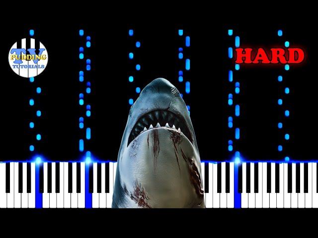 JAWS THEME | Full Orchestra Piano Tutorial - HARD