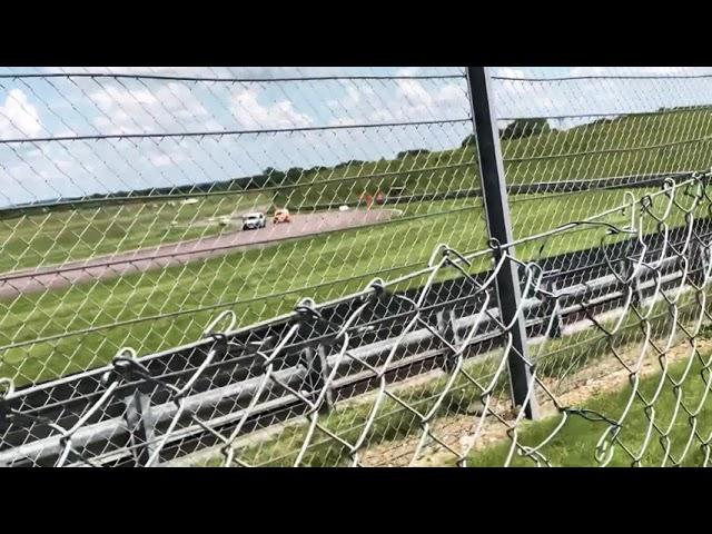 BIG CRASH Daniel Budd Mini Se7en Championship 2018 @ Thruxton 50th Anniversary 3rd June 2018