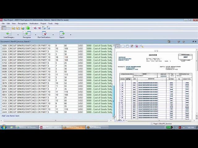 ABBYY FlexiCapture for Invoices - Demo Video