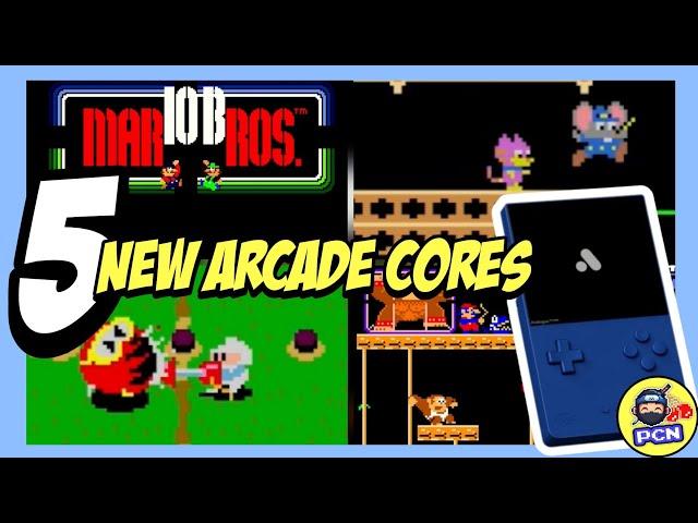 5 NEW ARCADE CORES with 8 NEW GAMES | Analogue Pocket