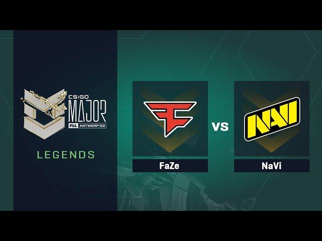 FaZe vs NaVi | Map 1 Inferno | PGL Major Antwerp 2022