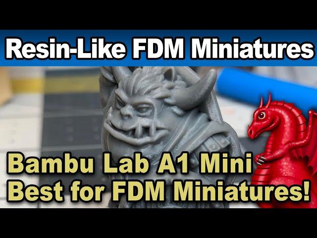 Bambu A1 Mini - The Best FDM Miniature Printer!