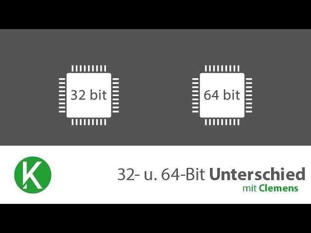 32 ODER 64 BIT?! - PC-Grundlagen 2017