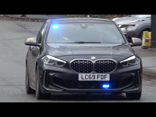 Unmarked BMW 135i Tactical Vehicle Interception Unit Responding-Greater Manchester Police