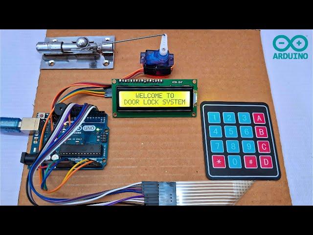 How to make password door lock arduino project | Arduino Project