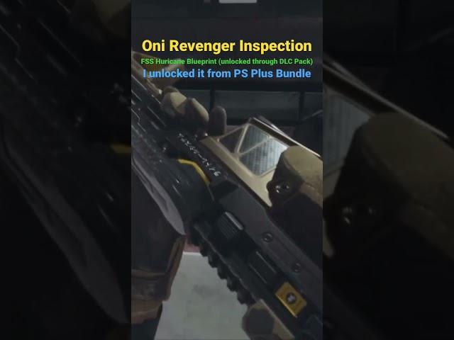 *Oni Revenger* FSS Huricane Inspection | DLC Pack/Bundle | COD MW2 Firing Range