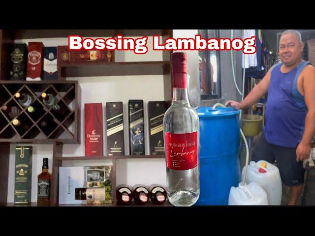 Bossing Lambanog + May wine rack na si Bossing Emil