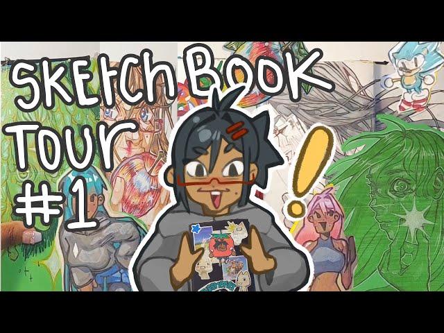 Chunky sketchbook Tour #1 | front and back 