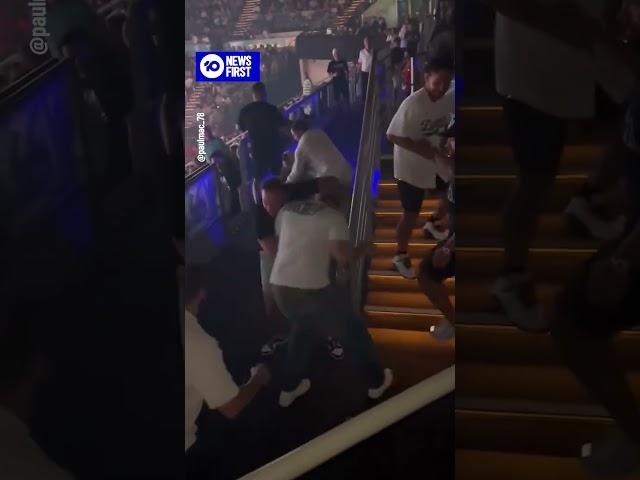 Tempers Flare In Grandstand During World Title Boxing Event | 10 News First