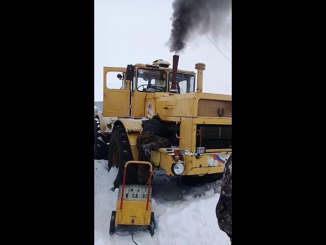 Заводим К-700 пошёл в разнос