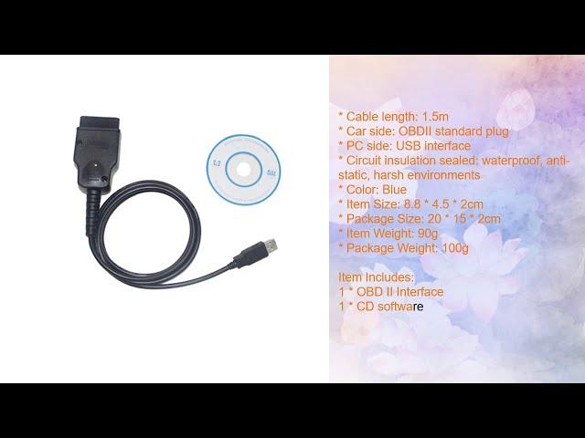 VAG COM KKL 409 1 with FTDI 232RL chip USB KKL Interface diagnostic cable for AUDI & Volkswagen