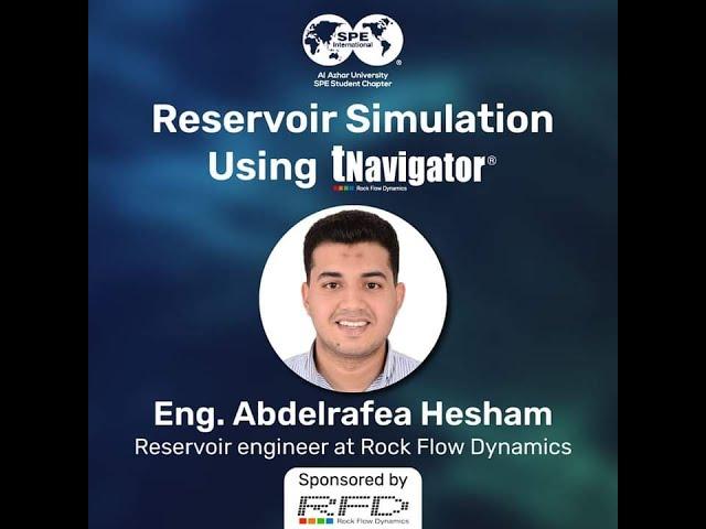 Reservoir Simulation Using TNavigator | session 1 | Eng. Abdelrafea Hesham