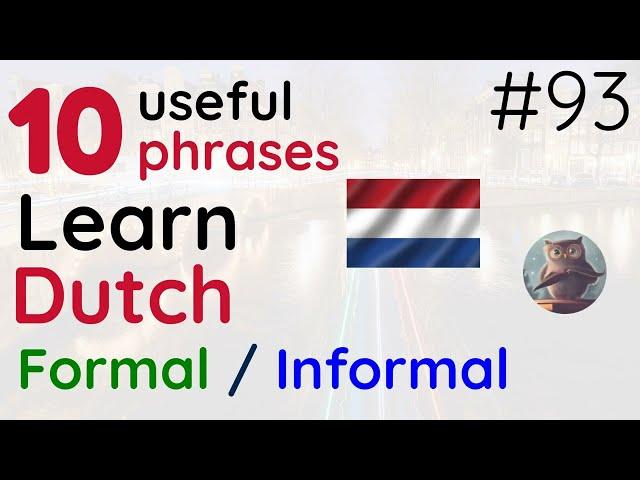 Learn Dutch Random Phrases