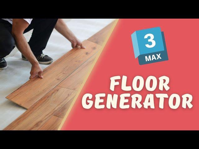 Как сделать паркет в 3D Max | FloorGenerator генератор пола