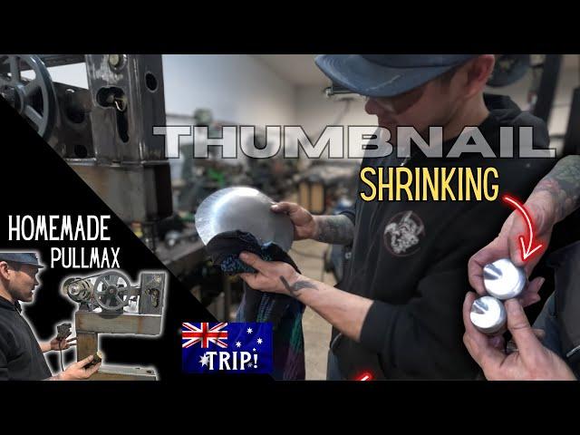 Part 2-Making Thumbnail Shrinking Dies - AMAZING! Scrap Metal Power Hammer! Metal Shaping Pullmax