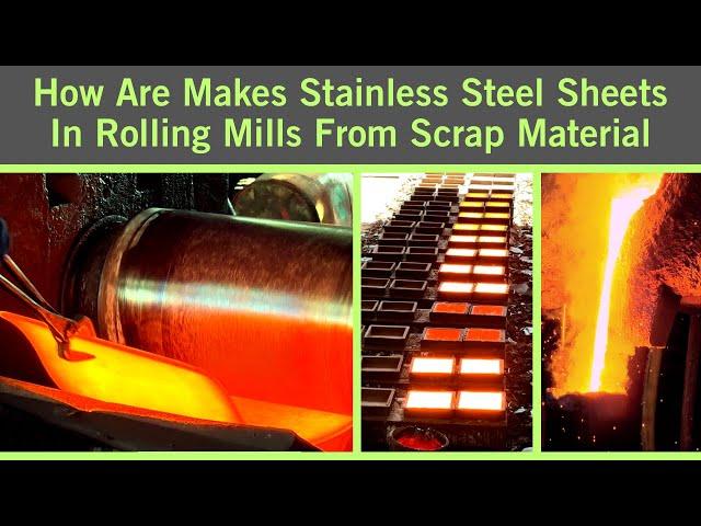 How Are Makes Stainless Steel Sheets In Rolling Mills || Industries Express ||