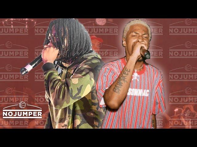 Comethazine and Young Nudy go crazy at the No Jumper Monthly Show!