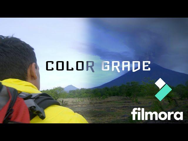 How To Color Grade And Color Correct In Filmora | Filmora X Tutorial