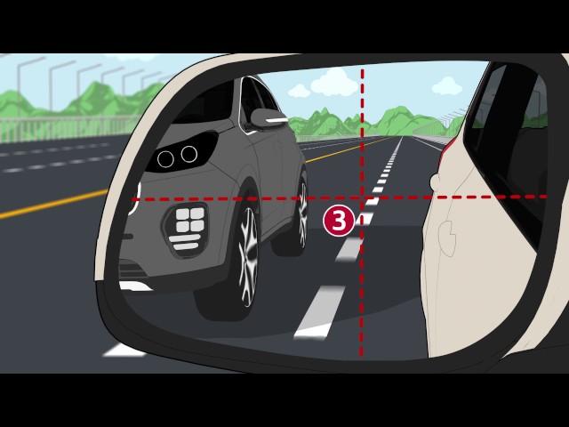 How to use side mirrors when changing lanes - Kia Motors Qatar