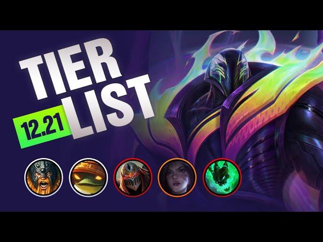 PATCH 12.21 TIER LIST for LOW ELO Final Patch of Season 12!