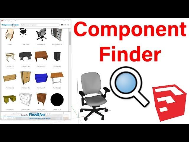 Component Finder Plugin For SketchUp