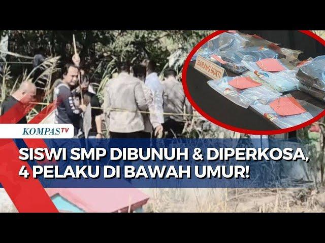 Cinta Ditolak, 4 Pelajar Dibawah Umur Nekat Perkosa dan Habisi Siswi SMP