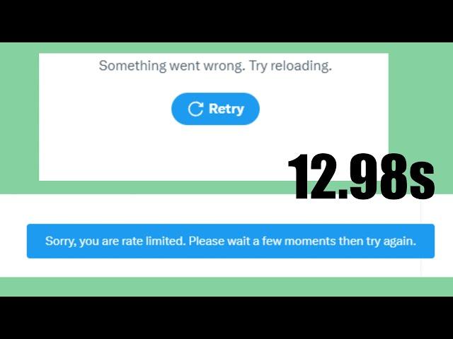 RATE LIMITED ON TWITTER Any % Speedrun 12.98s