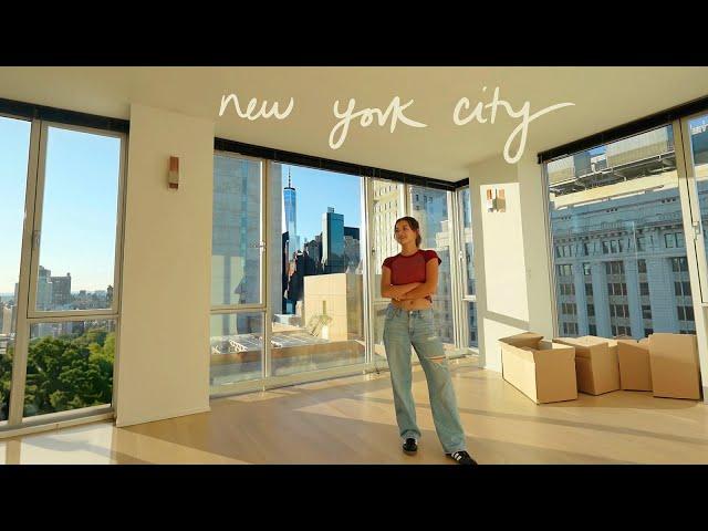 moving into my dream NYC high-rise apartment!