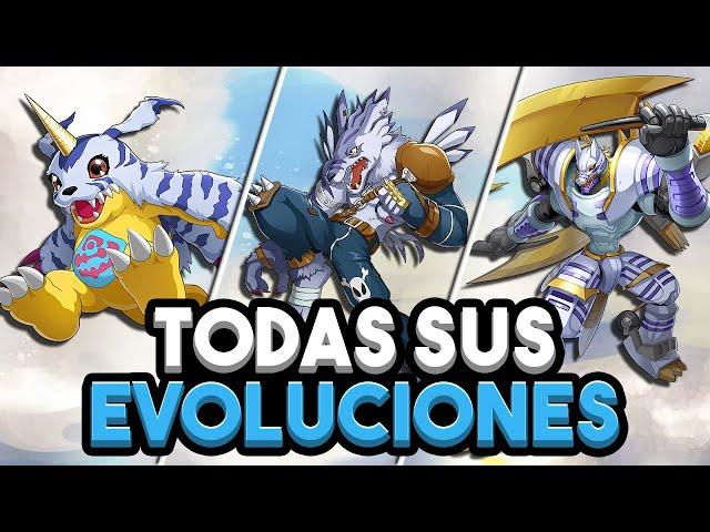 TODAS las Evoluciones de GABUMON