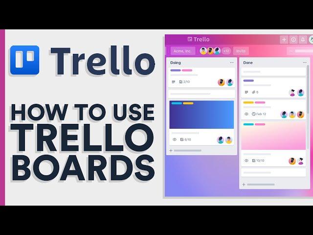 How To Use Trello Boards In 2024 | Project Management For Beginners (2024)