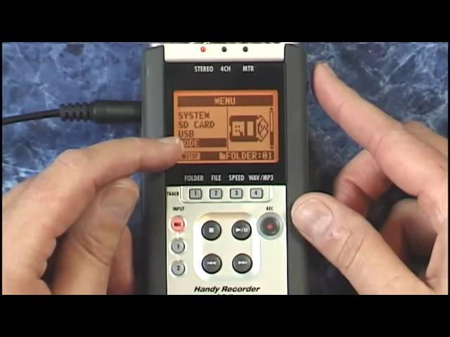Zoom H4n Tutorial Review 4 Channel Recording with 2 stereo WAV files