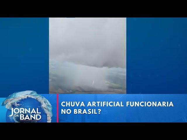 Chuva artificial funcionaria no Brasil? Técnica é usada em países desérticos | Jornal da Band