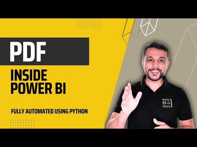 Seamless PDF Embedding In Power BI: Elevate Your Reporting Game | NextGen BI Guru