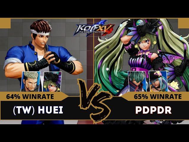 KOFXV⭐(TW) HUEI (Sylvie/Shingo/Goenitz) vs PDPDR (Shun'ei/Isla/Sylvie)⭐Ranked Match - 08/24