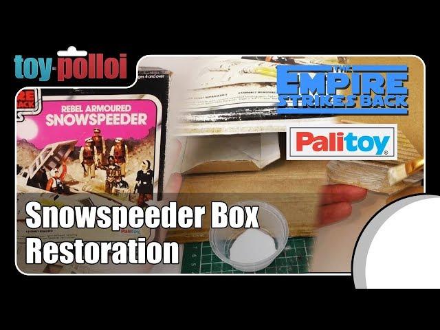 Vintage Star Wars Snowspeeder Box restoration - Palitoy - Toy Polloi