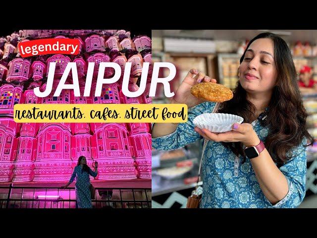 16 LEGENDARY Jaipur Restaurants, Cafes and Street Food Places *worth visiting* | Jaipur Food