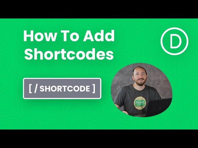 How To Add Shortcodes In Divi