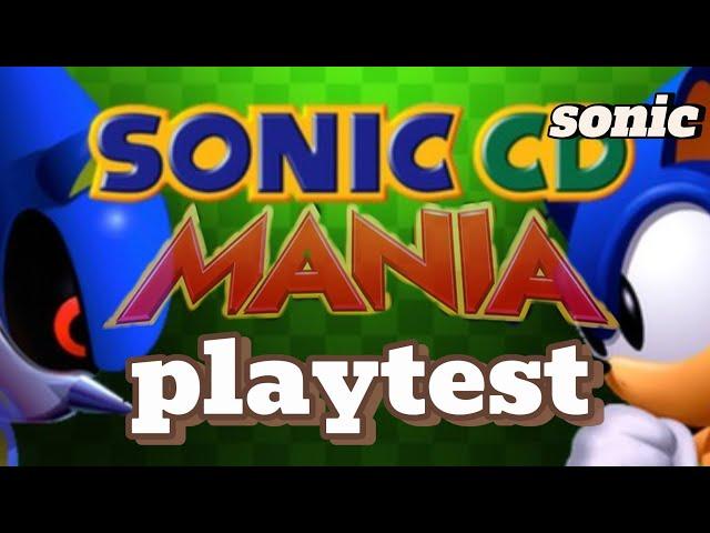 sonic CD mania playtest (from @MilesWithTails )