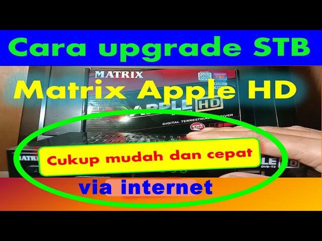 How to upgrade STB Matrix Apple HD, digital tv broadcast set top box