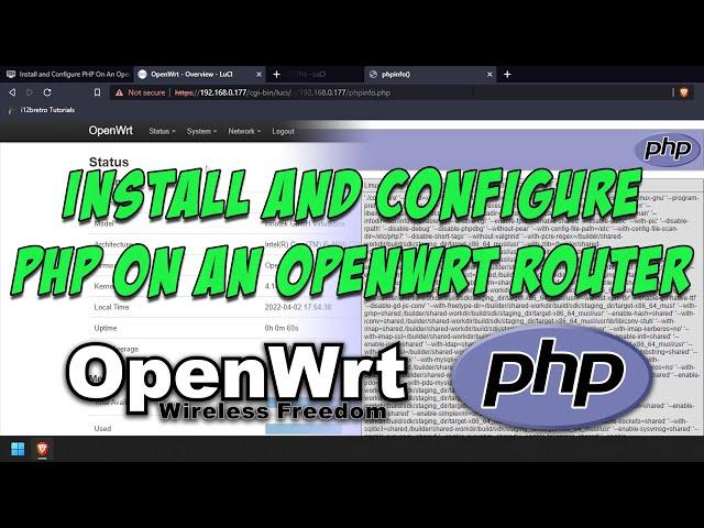 Install and Configure PHP On An OpenWRT Router [with TinyFileManager]